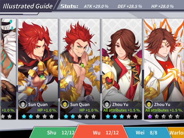 Hơn 50 anh hùng nổi tiếng nhất đang chờ bạn thu thập và chiêu mộ vào đội quân của mình