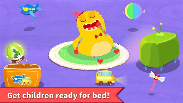 Game Goodnight, My Baby Android có rất nhiều hoạt động tương tác thú vị để trẻ khám phá