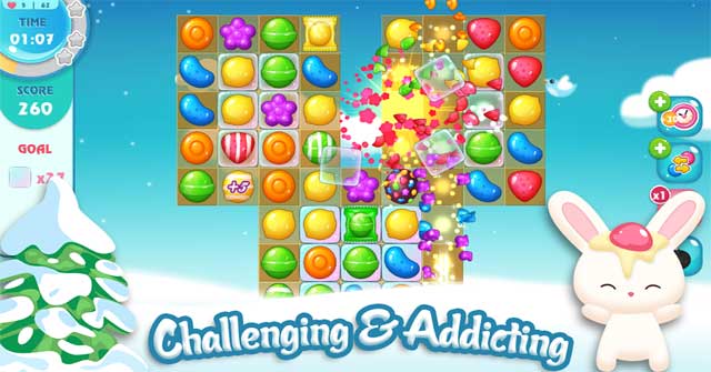 Tận hưởng những màn chơi match-3 ngọt ngào và đầy màu sắc trong Candy Forever cho Android
