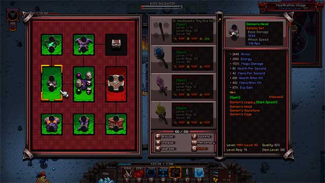 Có 8 lớp nhân vật với cây kỹ năng riêng để bạn khai thác trong Hero Siege 