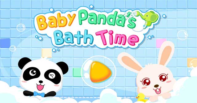 Giúp những người bạn nhỏ tắm rửa sạch sẽ trong Baby Panda's Bath Time cho Android