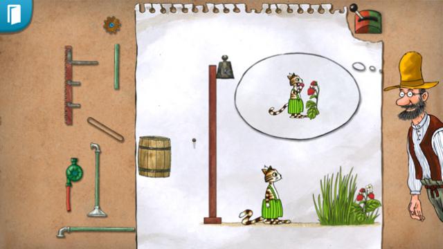Giúp Pettson và Findus xây dựng các phát minh độc đáo trong game trí tuệ Pettson's Inventions