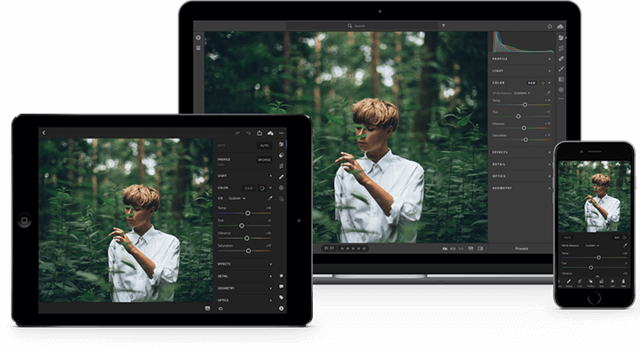 Adobe Photoshop Lightroom hỗ trợ nhiều công cụ chỉnh sửa