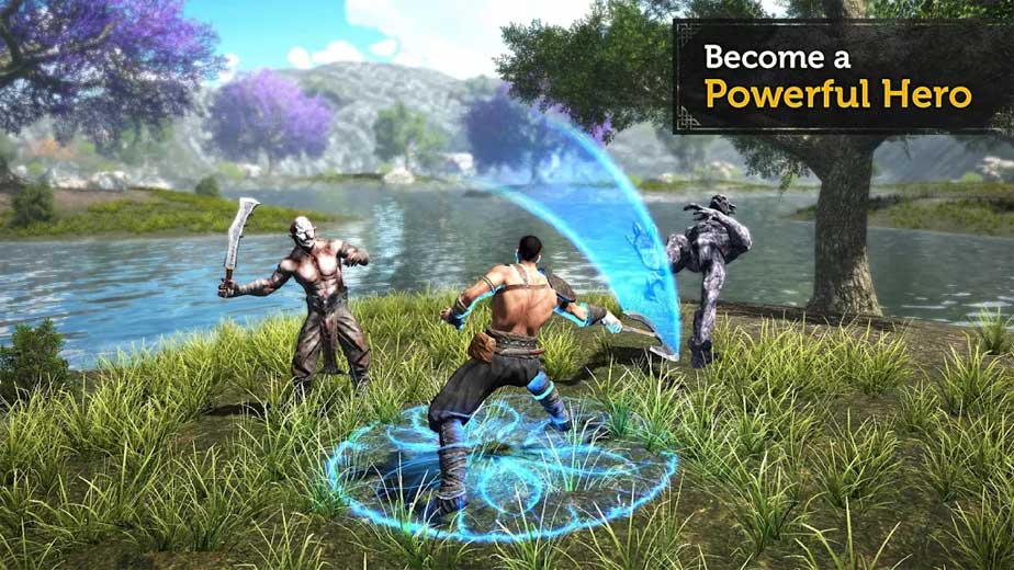Trở thành anh hùng mạnh mẽ trong Evil Lands cho Android