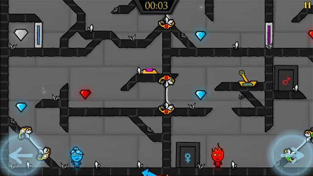 Fireboy & Watergirl in The Crystal Temple có thể coi là phần game khó nhất so với cả series