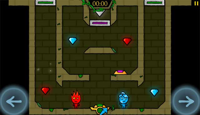 Lối chơi trong game Fireboy & Watergirl: Elements for Android cũng tương tự như các phần trước