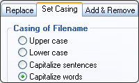 Flash Renamer có tính năng dễ dùng