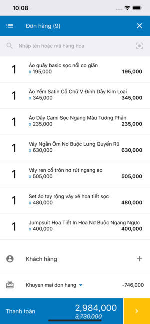 Quản lý đơn hàng
