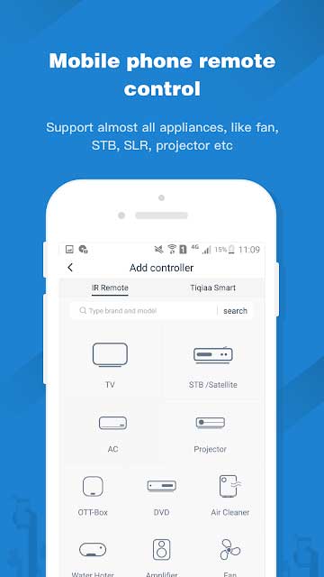  Universal TV Remote-ZaZa Remote cho Android là tiện ích tuyệt vời trên mobile