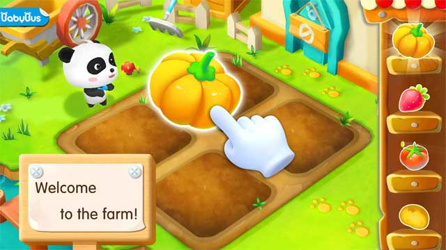 Chào mừng bé đến trang trại đáng yêu của gấu trúc nhỏ trong Baby Panda's Farm cho Android