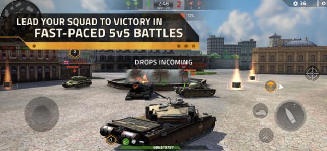 Tham gia các trận chiến xe tăng khốc liệt trong game hành động Iron Force 2 