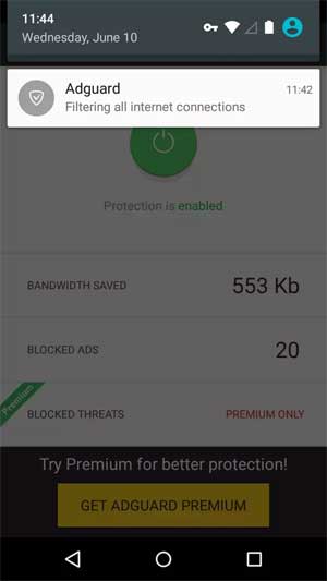 Adguard vẫn sẽ tiếp tục bảo vệ khi bạn truy cập vào các mạng WiFi không xác định