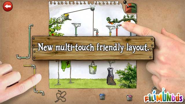 Pettson's Inventions Deluxe có điều khiển đa chạm thân thiện với tất cả mọi người