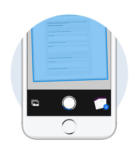 Tính năng scan của Adobe Scan cho Android