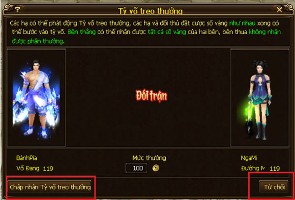 Tỷ võ treo thưởng