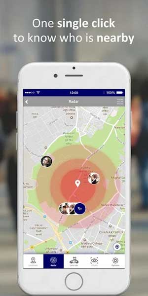 Chỉ cần một lần chạm để biết ai đang ở gần vị trí của bạn