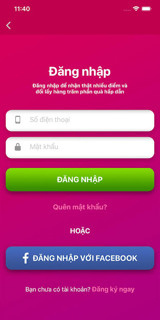 Đăng nhập vào Mamamy