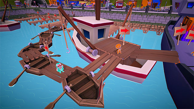 Môi trường chơi game Must Dash Amigos liên tục thay đổi để tránh cảm giác nhàm chán