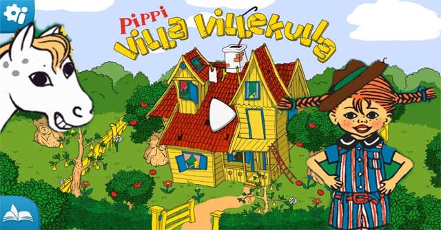 Khám phá ngôi nhà tuyệt vời của Pippi Tất dài trong game Pippi's Villa Villekulla cho Android