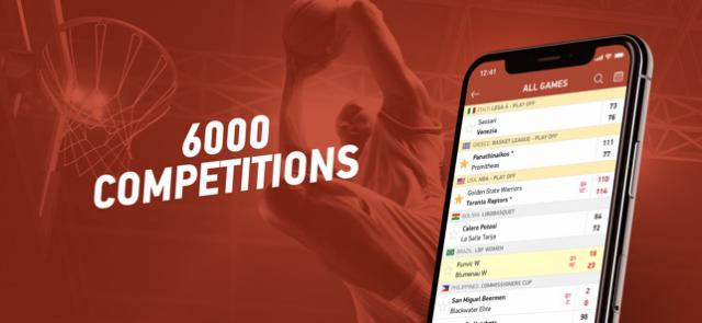 Chọn trận đấu yêu thích từ 6000 giải đấu khác nhau