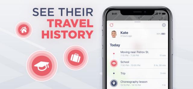Xem lịch sử di chuyển của bạn bè bằng Safe24