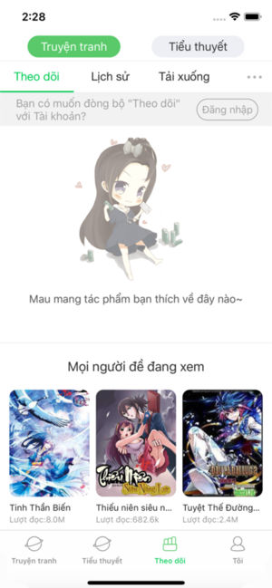 Theo dõi truyện trên Mê đọc truyên