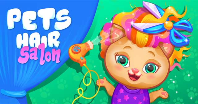 Tạo cho thú cưng những kiểu tóc sành điệu trong game Pets Hair Salon cho Android