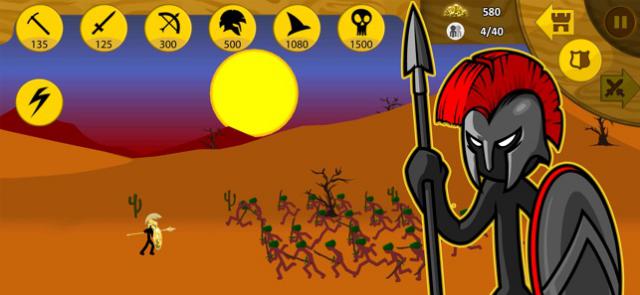 Tham gia cuộc đại chiến người que trong game Stick War: Legacy