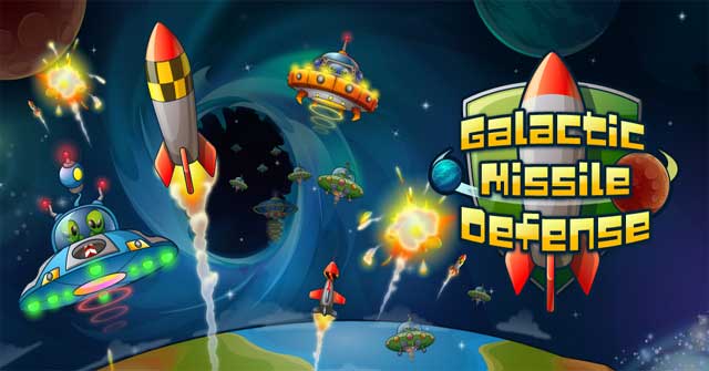 Tiêu diệt đội quân ngoài hành tinh và bảo vệ trái đất trong game Galactic Missile Defense