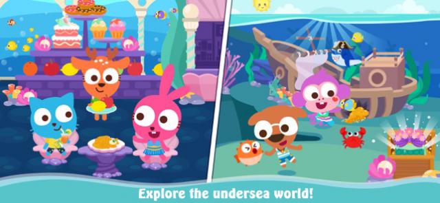 Bé khám phá công viên nước cùng những người bạn động vật đáng yêu trong Papo Town: Ocean Park