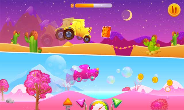 Game có 10 hòn đảo kẹo ngọt với các đường đua hấp dẫn đang chờ các bạn nhỏ chinh phục