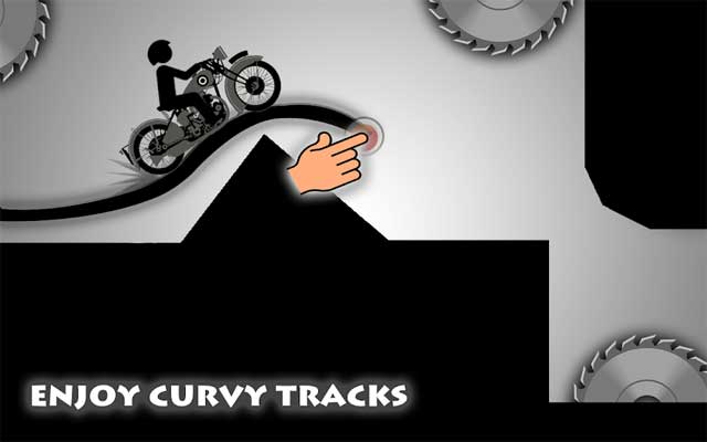 Trải nghiệm những cung đường gồ ghề đầy cạm bẫy của Stickman Draw Racer cho Android