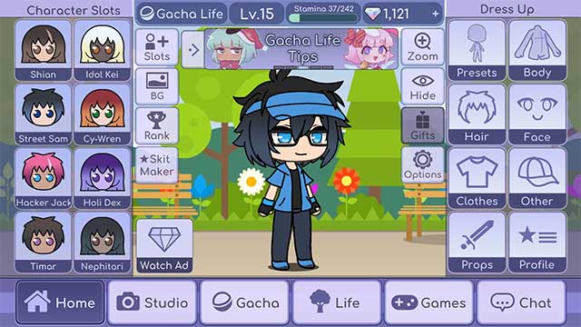 Xây dựng phong cách cho nhân vật trong Gacha Life với vô vàn item thú vị