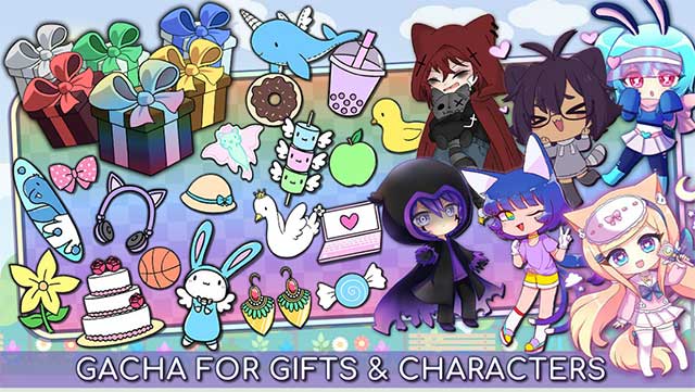 Chơi mini-game để nhận quà tặng là những item hiếm trong Gacha Life