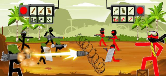 Tham gia cuộc chiến người que dữ dội trong game Stickman Army Team Battle