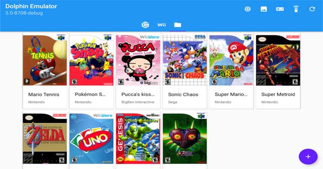 Dolphin Emulator là phiên bản chính thức trên di động của phần mềm giả lập cùng tên