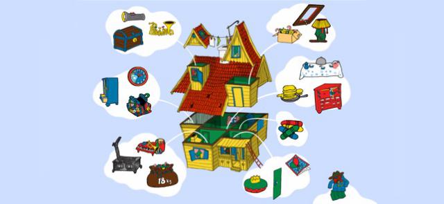 Khám phá ngôi biệt thự của cô bé Pippi tất dài trong game Pippi's Villa Villekulla