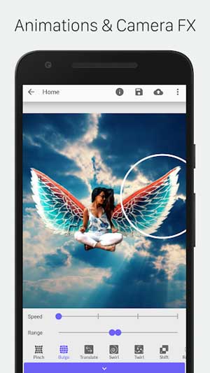 StoryZ Photo Motion có nhiều công cụ chỉnh sửa đáng kinh ngạc