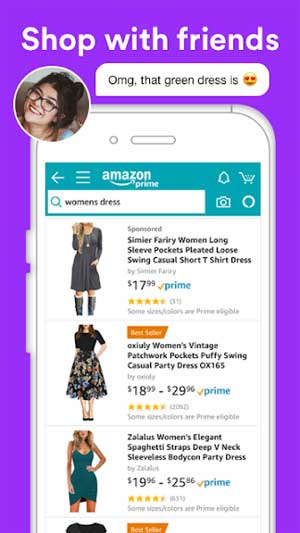 Cùng nhau mua sắm mặt hàng cả hai yêu thích với Squad app