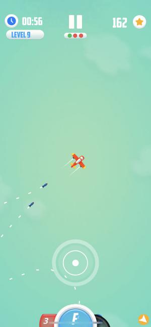 Lái máy bay tránh các tên lửa bám sát ngay sau đuôi