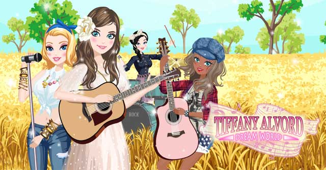 Trở thành siêu sao với sự giúp đỡ của Tiffany Alvord trong game Tiffany Alvord Dream World