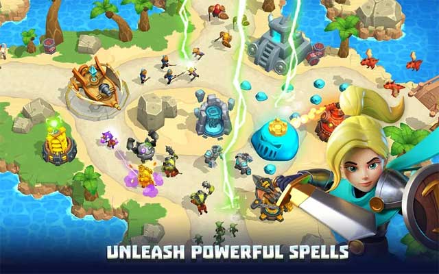 Giải phóng phép thuật đầy quyền năng của các anh hùng trong Wild Sky for Android