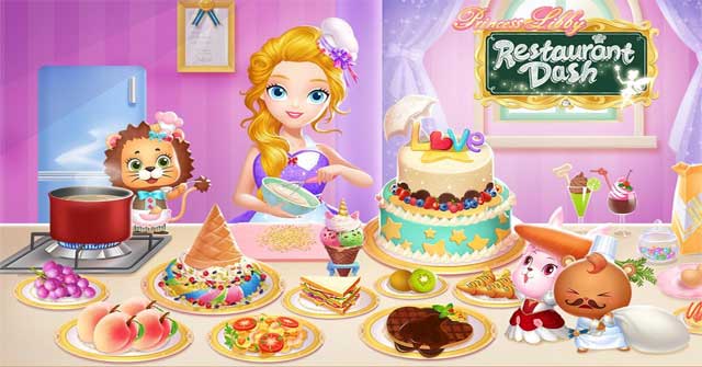Quản lý nhà hàng hoàng gia cùng công chúa Libby trong Princess Libby Restaurant Dash