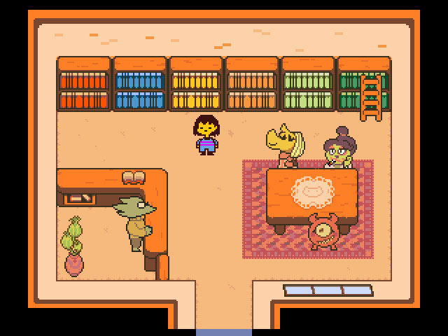 Tương tác với nhiều nhân vật độc đáo trên hành trình khám phá hầm ngục Undertale