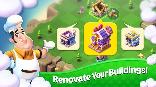 Cải tạo hoặc xây dựng các công trình mới như nhà ở, công viên giải trí,...