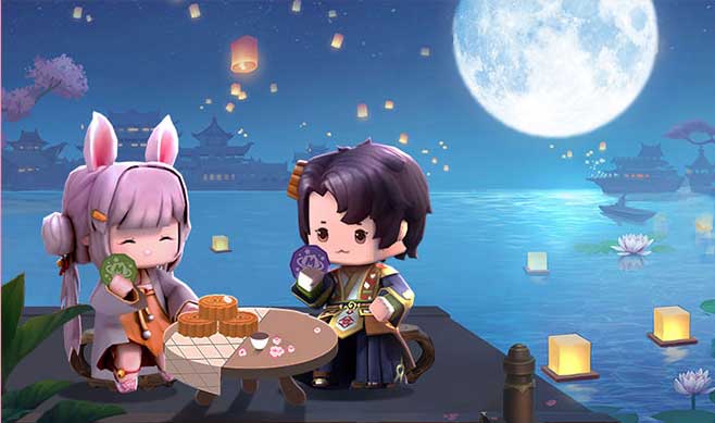 Vui tiệc đêm trăng rằm