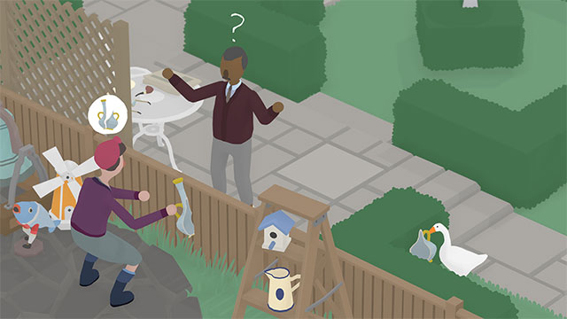 Untitled Goose Game kết hợp phong cách hành động lén lút với giải đố trí tuệ