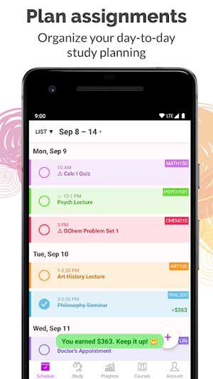 Sắp xếp kế hoạch học tập theo ngày