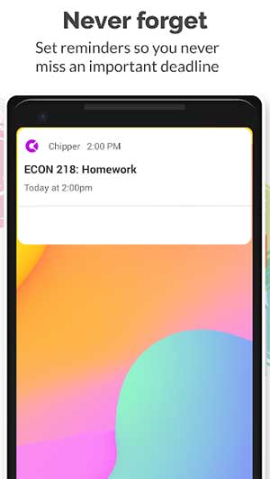 Đặt thông báo nhắc nhở nhiệm vụ