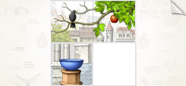 Di chuyển, phóng to và thu nhỏ các bức tranh để ghép thành khung cảnh liền mạch